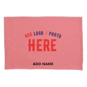 STYLISH MODERN SALMON PINK VERIFIED BRANDED PILLOW CASE