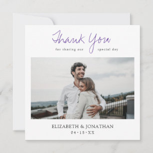 Personalized Thank You for Sharing our Special Day (II) Gift Tags –