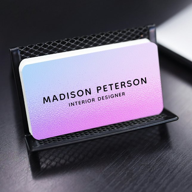 Stylish Modern Shimmer Interior Design Trendy Chic Business Card (Creator Uploaded)