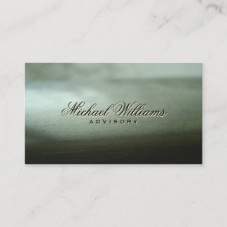 Stylish modern, silver steel business card