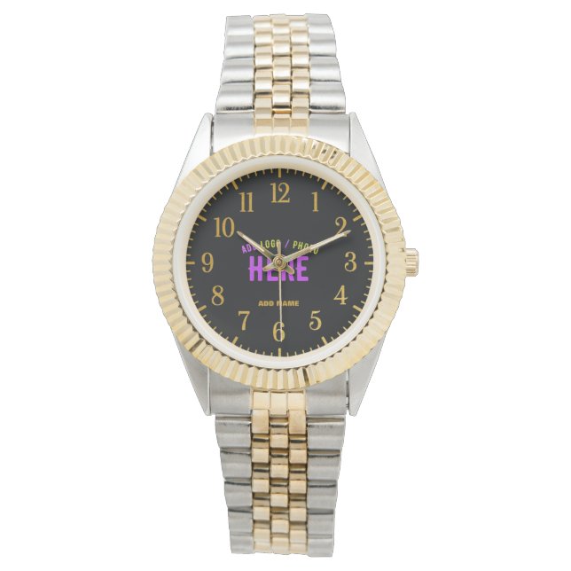 STYLISH MODERN SILVERY GOLDEN VERIFIED BRANDED WATCH (Front)