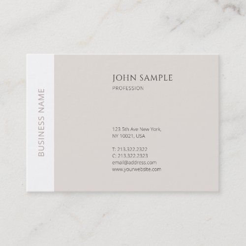 Stylish Modern Simple Professional Elegant Trendy Business Card