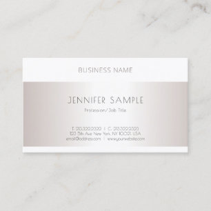 Stylish Modern Simple Professional Minimalist Business Card