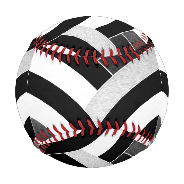 stylish modern sophisticated chevrons baseball (Front)