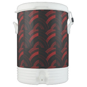 Stylish modern sophisticated chevrons Thunder_Cove Beverage Cooler