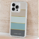 Stylish Modern Stripes Personalized iPhone 15 Case<br><div class="desc">This personalized iPhone case is both stylish and functional. Featuring a modern striped design,  this case is perfect for anyone who wants to add a touch of sophistication to their phone. Personalize this design with your name or initials,  to add a unique and personal touch to your phone.</div>