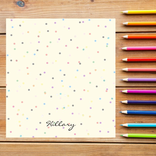 Stylish Modern Trendy Simple Geometric Girly Notepad (Creator Uploaded)