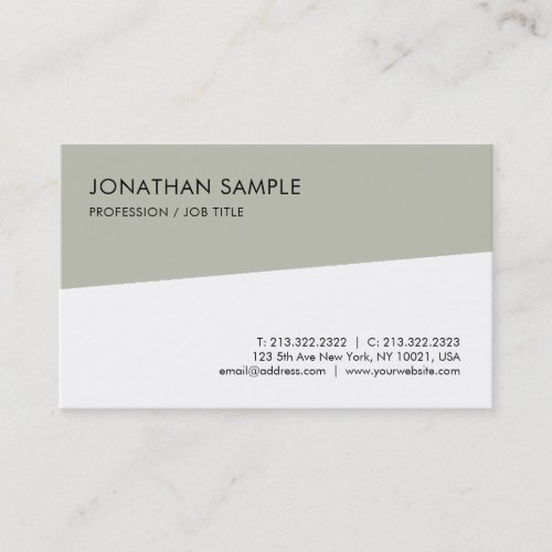 Stylish Modern Trendy Smart Professional Template Business Card