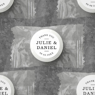Stylish Modern Wedding Thank You Life Saver® Mints