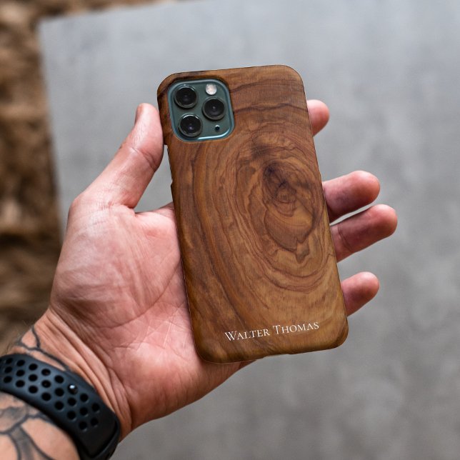 Stylish Modern Wood iPhone Case (Creator Uploaded)