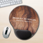 Stylish Modern Wooden Carpentry Construction Mouse Gel Mouse Pad<br><div class="desc">Stylish Modern Wooden Carpentry Construction Mouse Pad a simple yet stylish design features a wooden furniture pattern with an overlay of your name and company or designation on the front. Personalize by editing the text in the text box provided.</div>