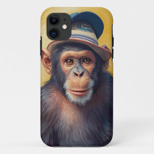 Stylish Monkey Portrait Mobile Case