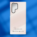 Stylish Monogram Blush Pink Pastel  Samsung Galaxy S22 Ultra Case<br><div class="desc">Stylish Monogram Blush Pink Pastel Samsung Galaxy S22 Ultra Case</div>