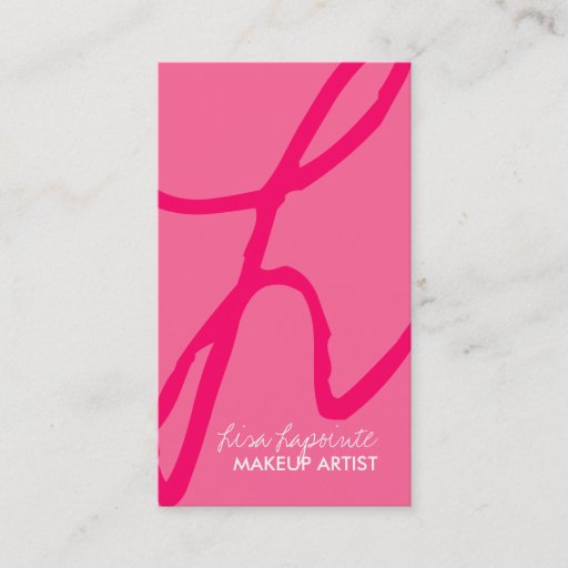 Customizable Stylish Monogram Business Cards