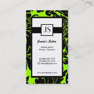 Stylish Monogram Business Cards