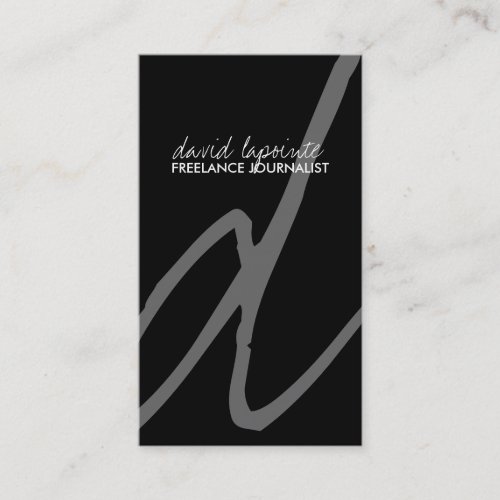 Stylish Monogram Business Cards