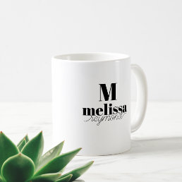 Stylish Monogram  Coffee Mug
