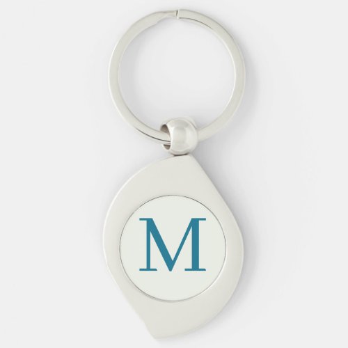 Stylish monogram keychain