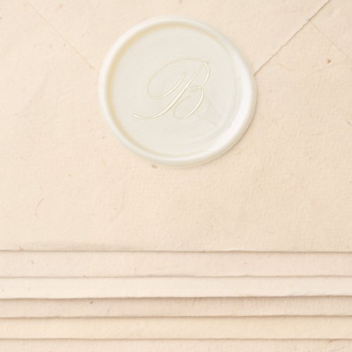 Stylish Monogram Modern Custom Wedding Wax Seal Sticker