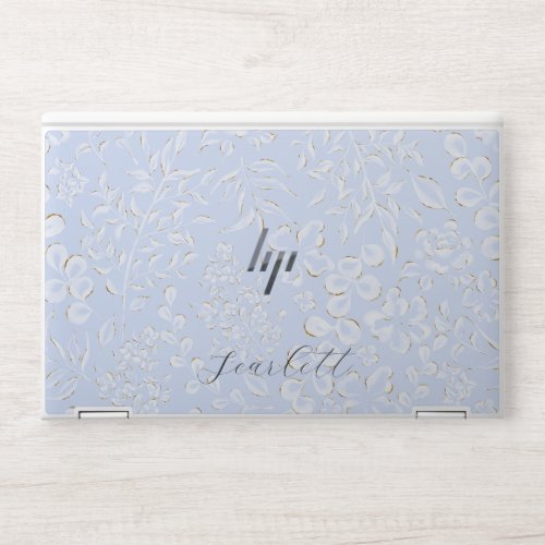 Stylish Monogram  Modern Script HP Laptop Skin