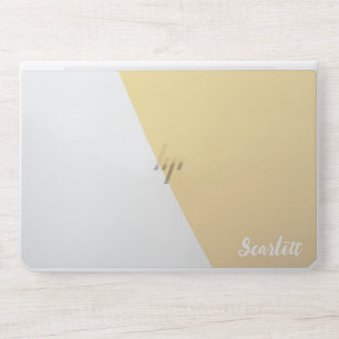 Stylish  Monogram   Modern Script HP Laptop Skin