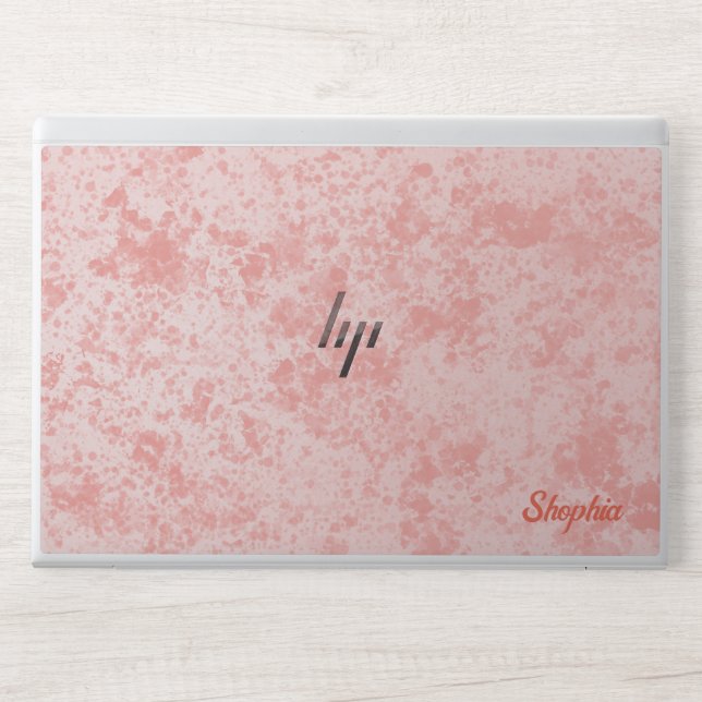 Stylish  Monogram | Modern Script HP Laptop Skin (Front)