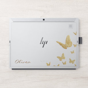 Stylish Monogram Modern Script HP Laptop Skin