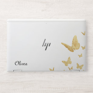 Stylish Monogram   Modern Script HP Laptop Skin