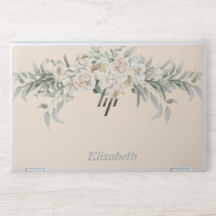 Stylish Monogram Modern Script HP Laptop Skin