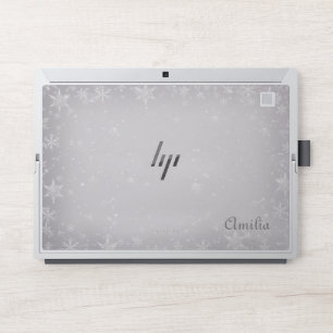 Stylish Monogram Modern Script HP Laptop Skin