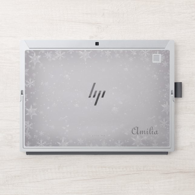 Stylish Monogram | Modern Script HP Laptop Skin (Front)