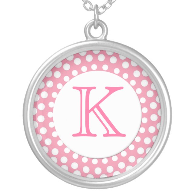 Stylish Monogram Necklace (Front)
