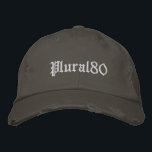 Stylish monogrammed  embroidered baseball cap<br><div class="desc">Stylish monogrammed embroidered baseball cap.</div>