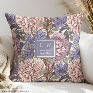 Stylish Morris Inspired Pillow with Name Option