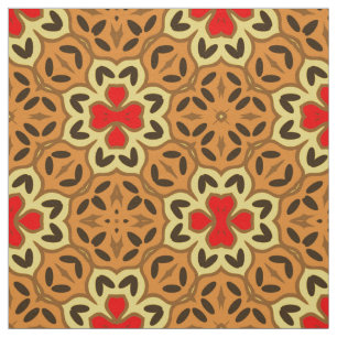 Stylish Mosaic Colorful Geometric Pattern Fabric