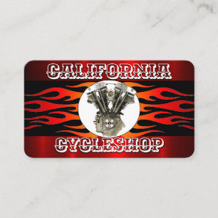 Stylish Motorcycle Business Card