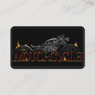 Stylish Motorcycle Business Card