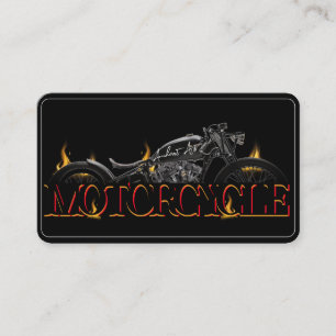 Stylish Motorcycle Business Card