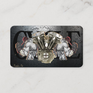 Stylish Motorcycle Business Card