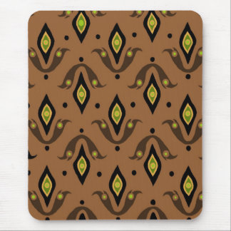 Stylish Mousepad, Brown, Black, Green Mouse Pad