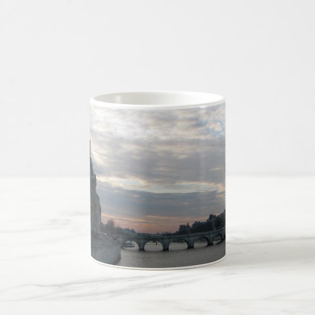 Stylish Mug with beautiful sunset in Paris (Center)