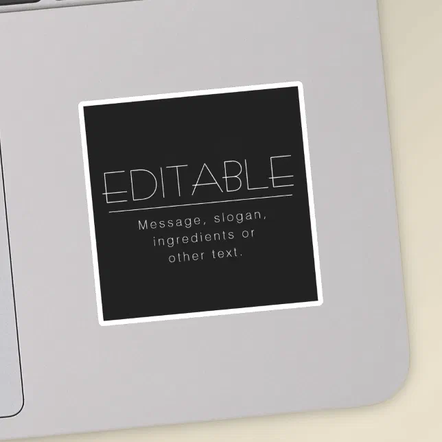Stylish Multi-Purpose Sticker | Zazzle