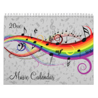 Stylish Music and Musical Notes
