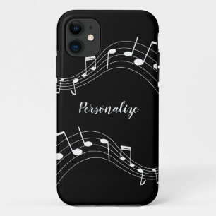 Stylish Music Notes Trendy Cool Personalized Case- iPhone 11 Case