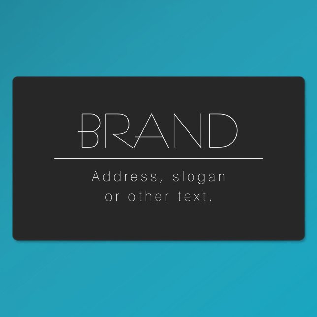 Stylish Name & Slogan or other text  Labels (Creator Uploaded)