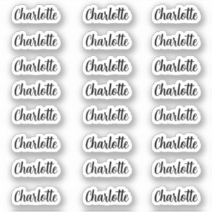 Stylish Name Sticker decal name labels