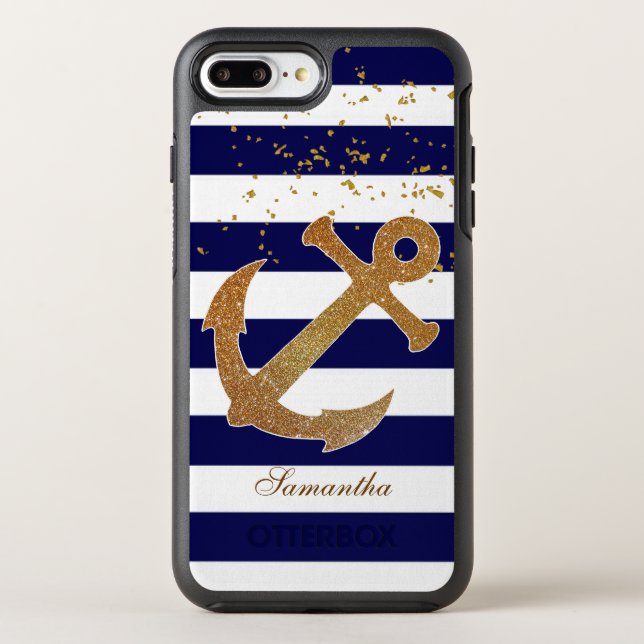 Stylish Nautical Otterbox iPhone 5S Case (Back)