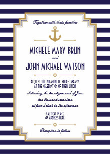 nautical wedding invitations zazzle