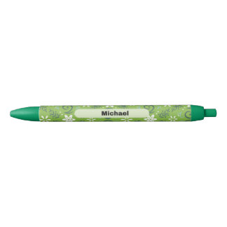 Stylish navy black ink pen