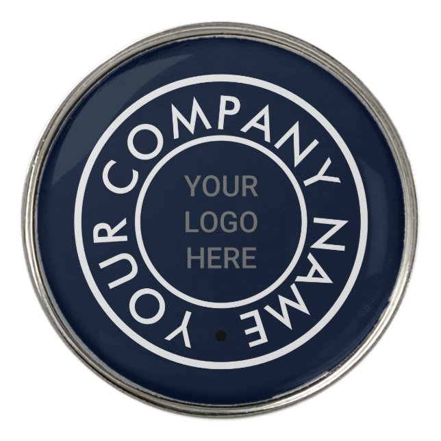 Stylish Navy Blue Custom Logo Combo Bottle-Opener Divot Tool (Detail)